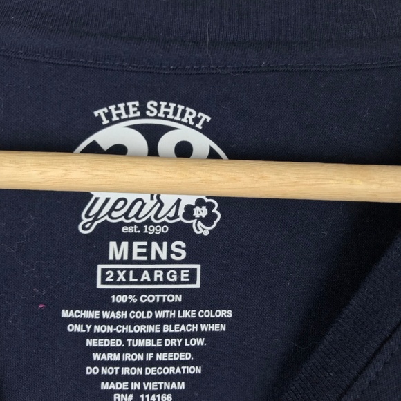 Notre Dame Football Short Sleeve Graphic Tee 2XL - Picture 4 of 5